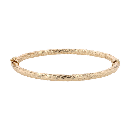 14K Yellow Gold Bangle Bracelet