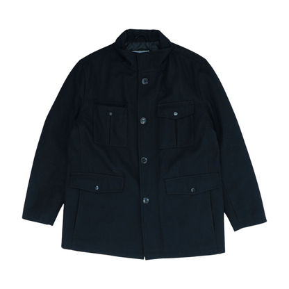 Black Solid Coat