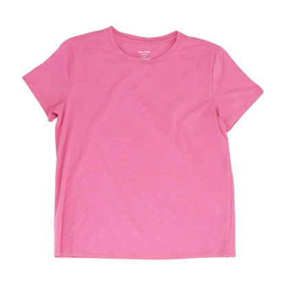Pink Solid Pajama Top