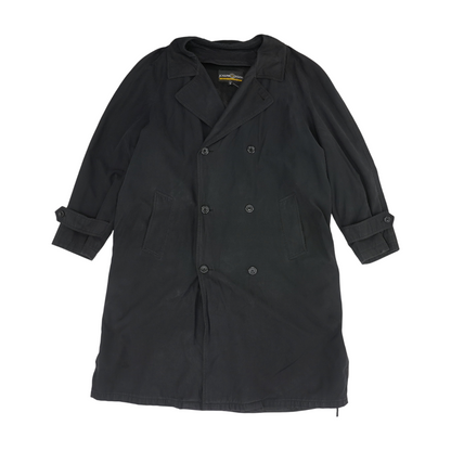 Vintage Black Solid Coat