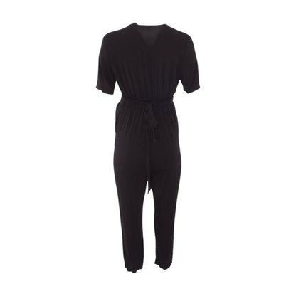 Black Maternity Jumpsuit