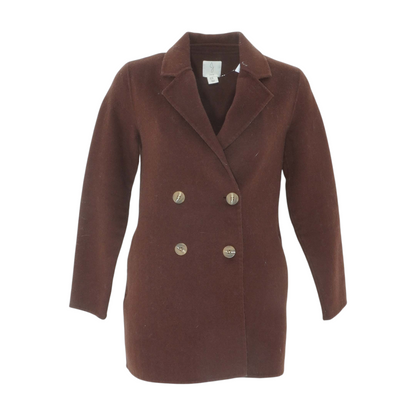 Brown Solid Blazer