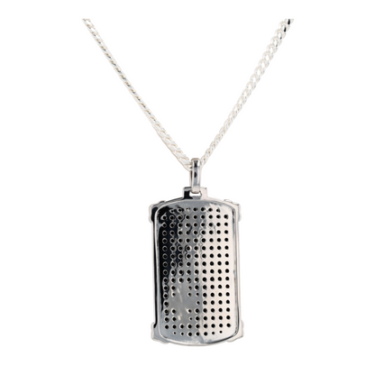 Sterling Silver Onyx Pendant Necklace