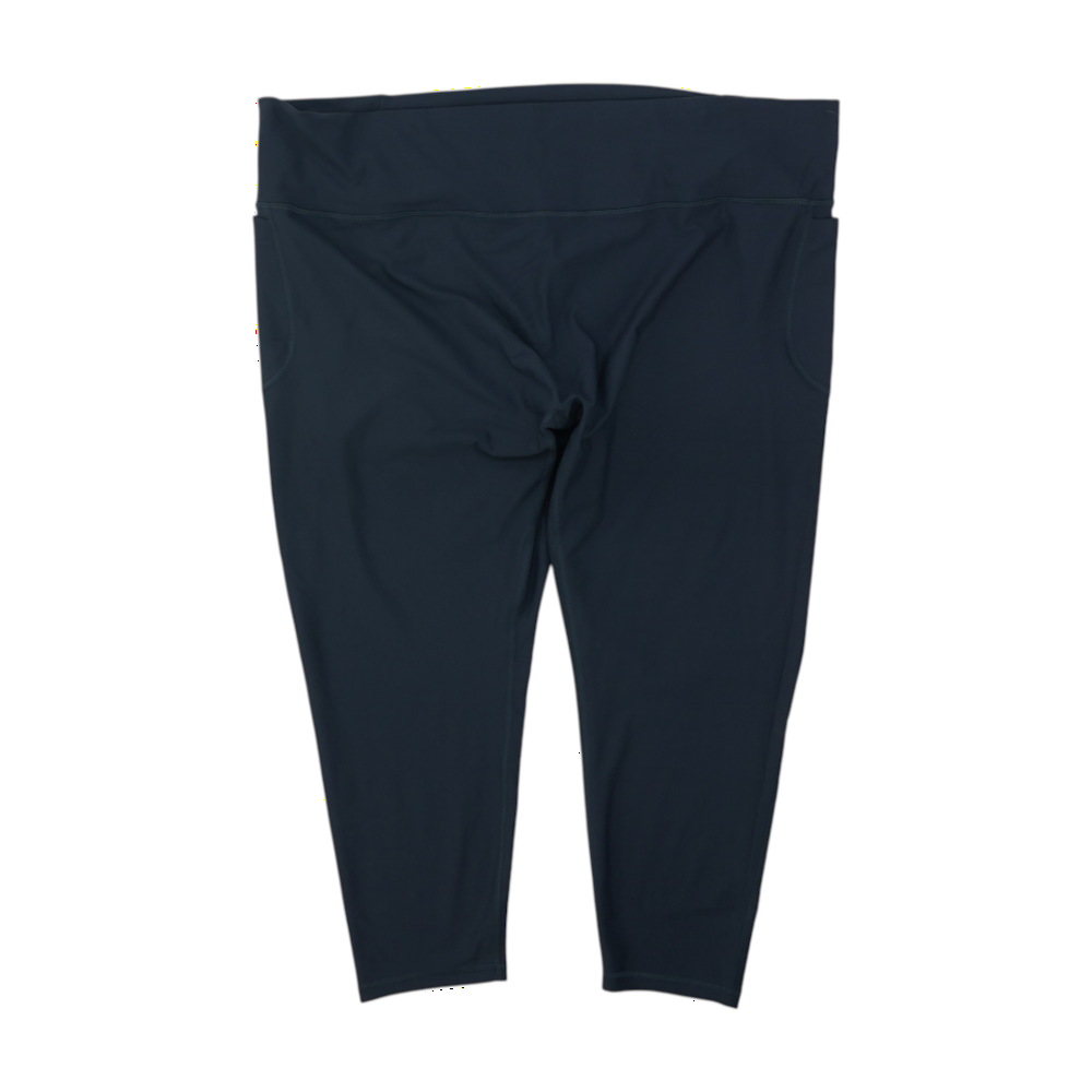 Blue Plus Size Active Leggings