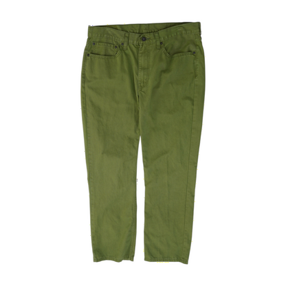 Green Straight Pants