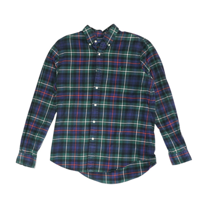 Multi Plaid Flannel Button Down