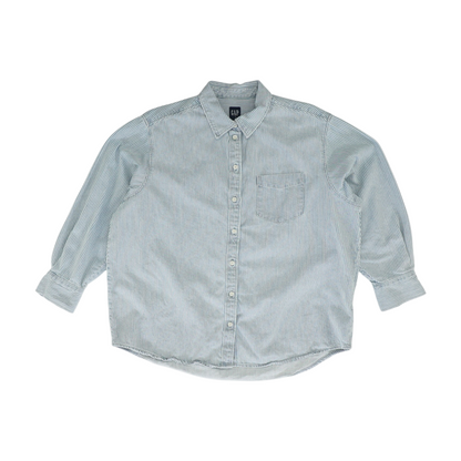 Blue Striped Button Down