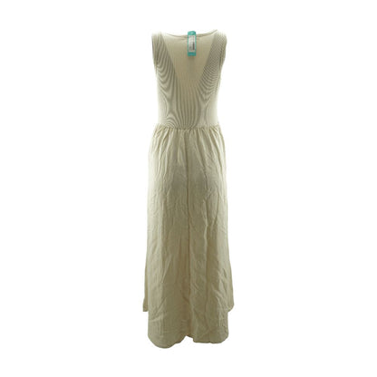 Beige Formal Maxi Dress