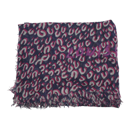 Louis Vuitton x Stephen Sprouse Cashmere Silk Scarf in Leopard