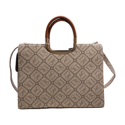 Beige Shoulder Bag