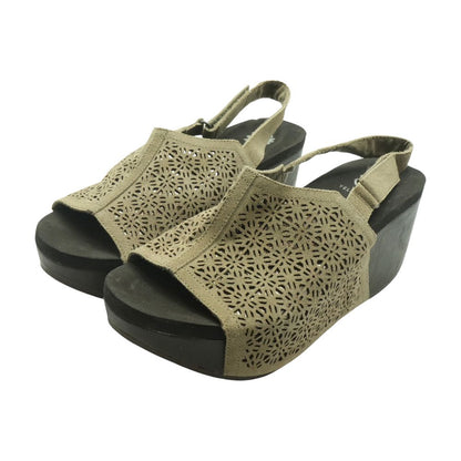 Brown Wedged Sandals