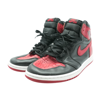 Jordan 1 Retro High Bred Banned High-Top Athletic Shoes