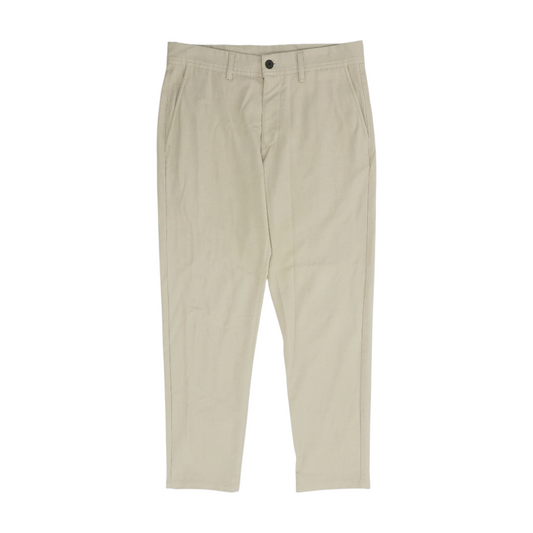 Beige Regular Pants