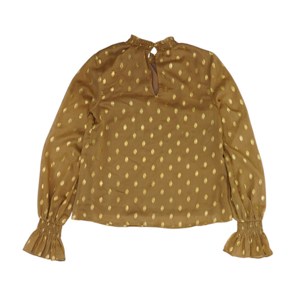 Gold Polka Dot Blouse