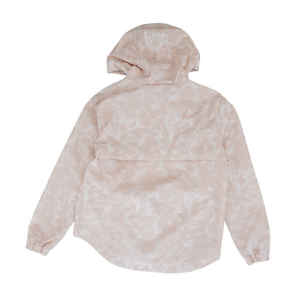 Peach Solid Rain Jacket