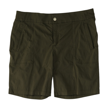 Gray Solid Chino Shorts
