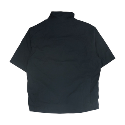 Black Solid 1/4 Zip Pullover