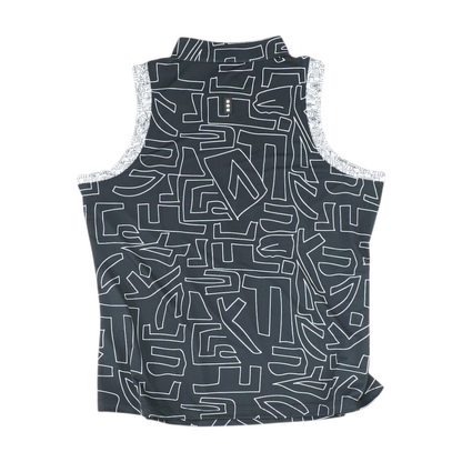 Black Print Blouse
