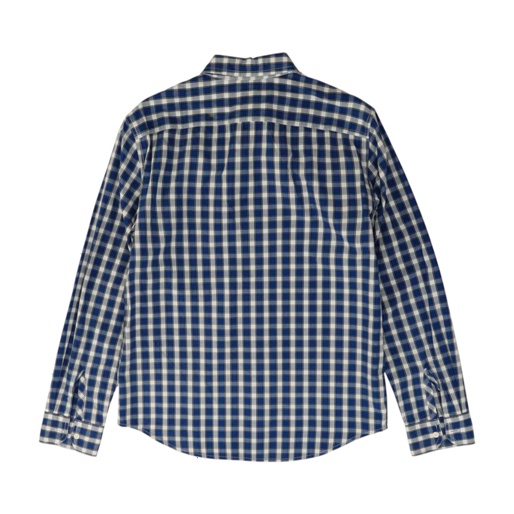 Blue Check Long Sleeve Button Down