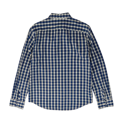 Blue Check Long Sleeve Button Down