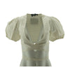 Ivory Cropped Blouse