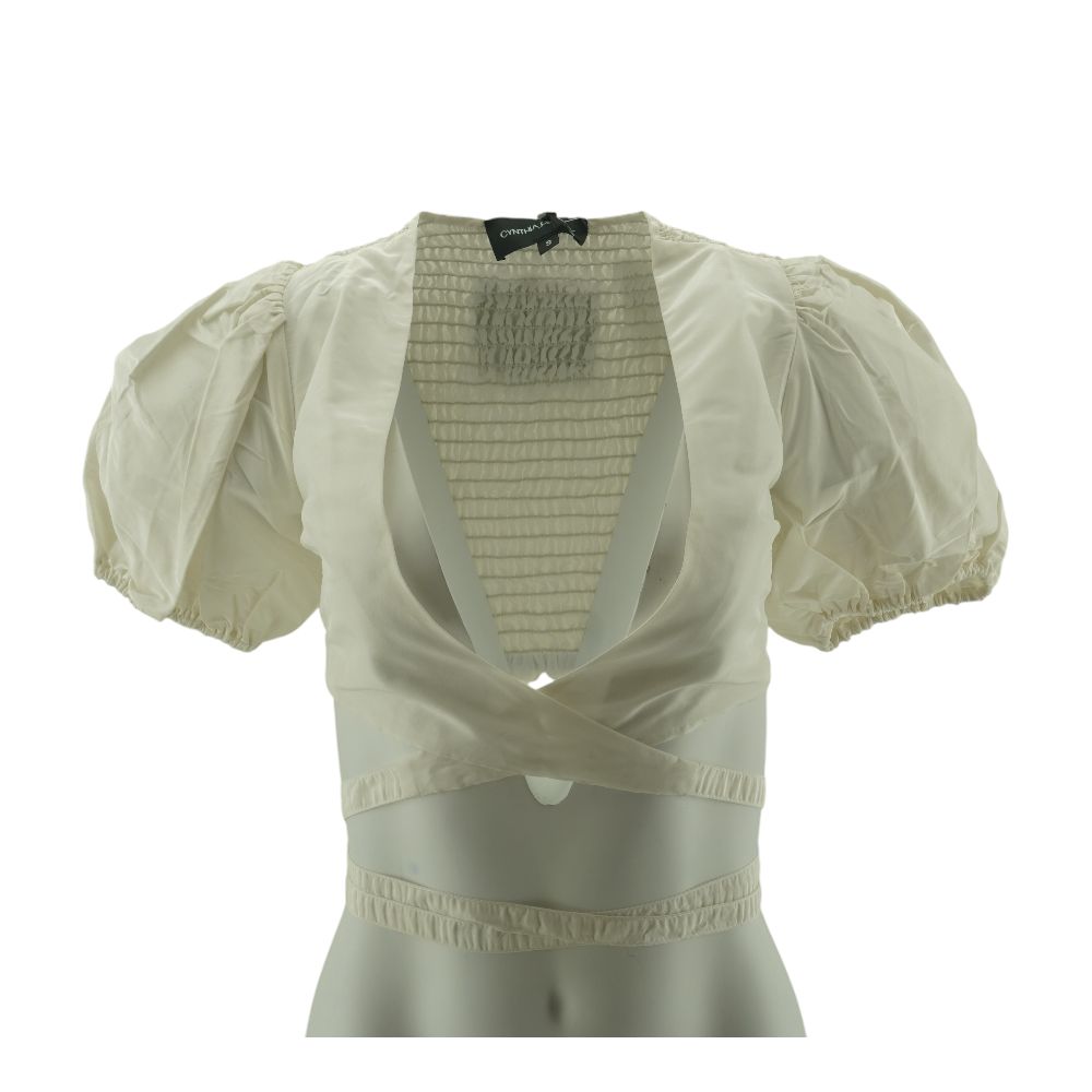 Ivory Cropped Blouse