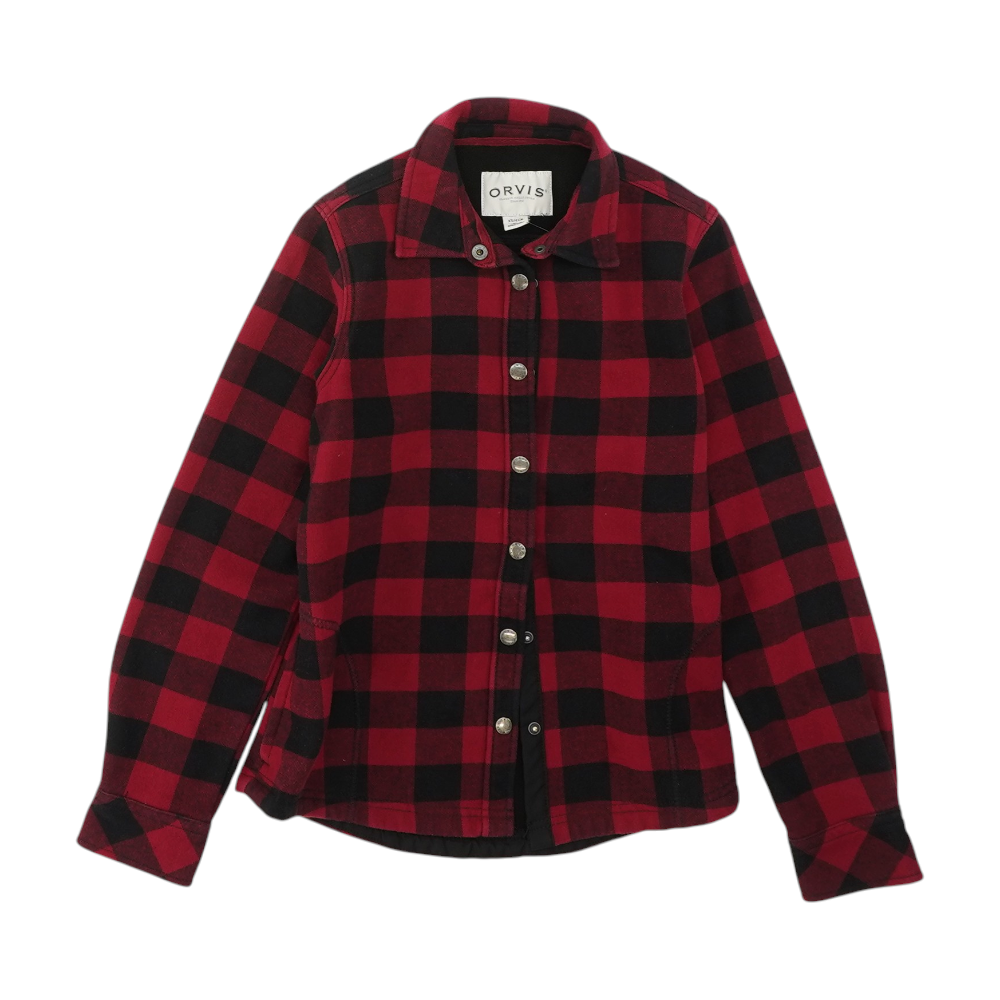 Red Check Flannel Button Down