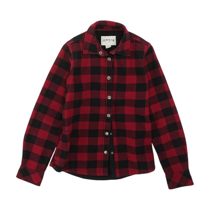 Red Check Flannel Button Down