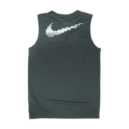 Black Color Block Active Tank