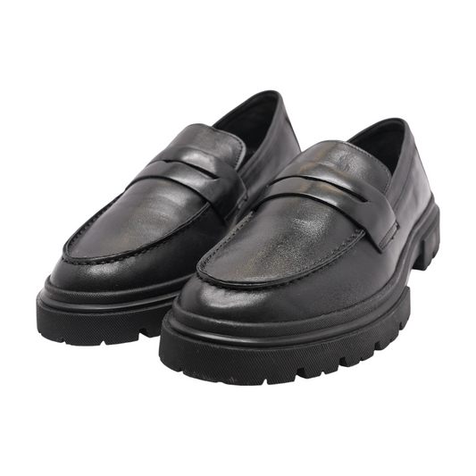 Black Slip-On Dress Shoes