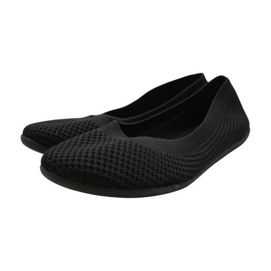 Black Slip-On Flats