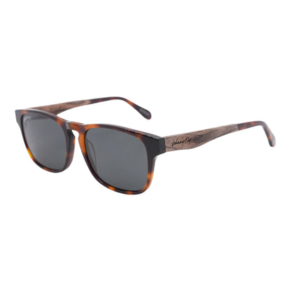Tortoise Splinter Square Sunglasses