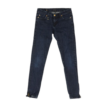 Blue Solid Jeans