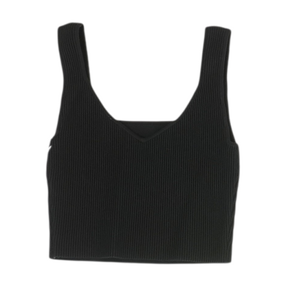 Black Cropped Blouse