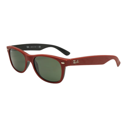 Red New Wayfarer Oval Sunglasses