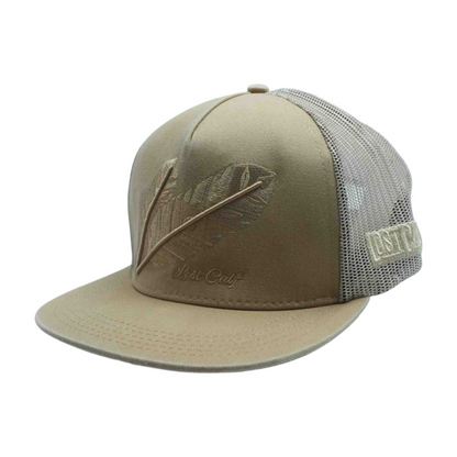 Beige Lost Calf Ballcap