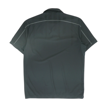 Black Solid Short Sleeve Polo
