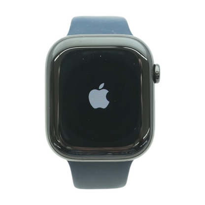 46mm Series 10 Slate Titanium Smartwatch Blue Band S/M