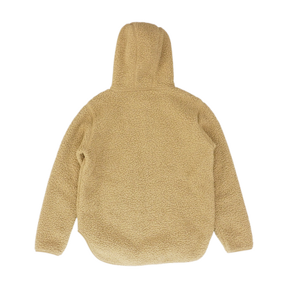 Brown Solid Hoodie Pullover