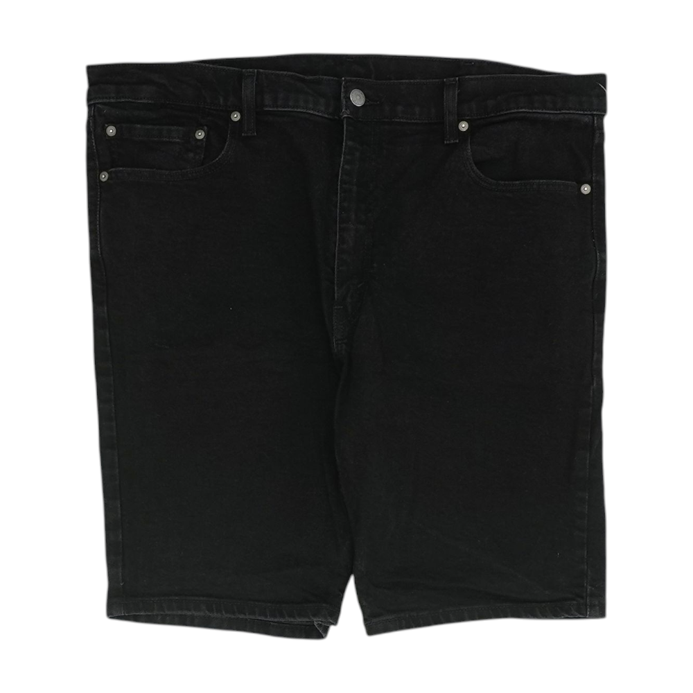 Black Denim Shorts
