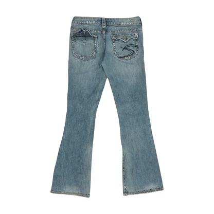 Blue Bootcut Jeans