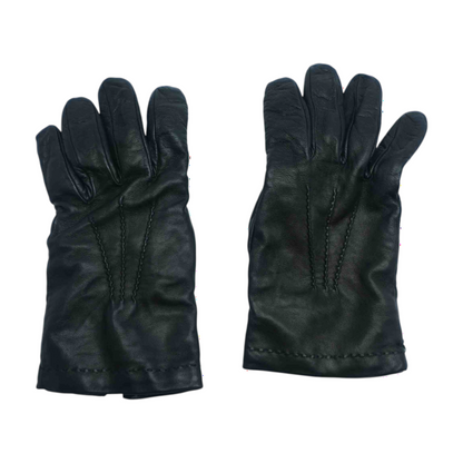 Black Leather Gloves