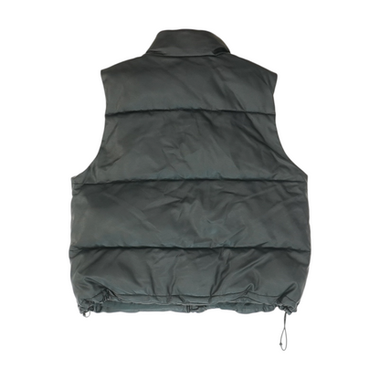 Black Solid Casual Vest