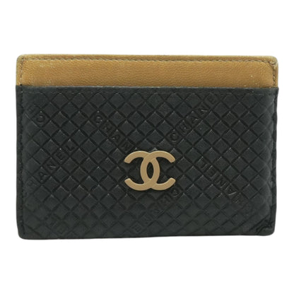 Chanel Vintage "Crossword" Card Case – Image 1