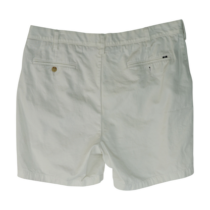 Nautica White Plus Size Solid Chino Shorts – Image 2
