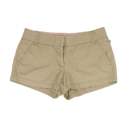 Beige Solid Chino Shorts