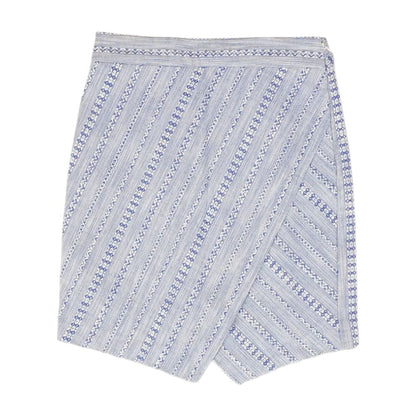 Blue Misc Mini Skirt