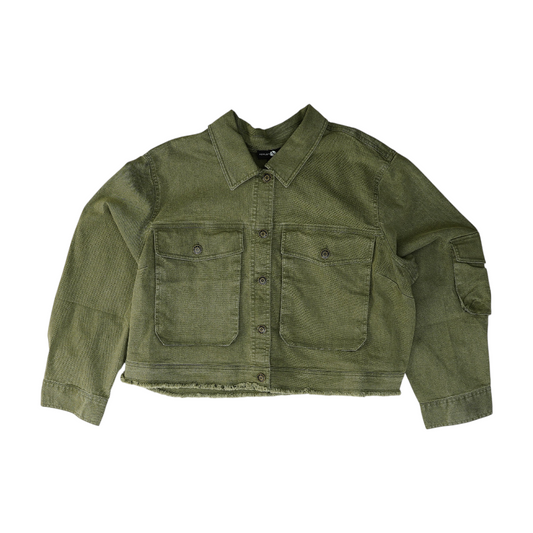 Green Plus Button Down
