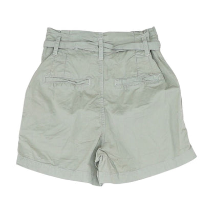 Green Solid Shorts