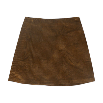 Brown Mini Skirt